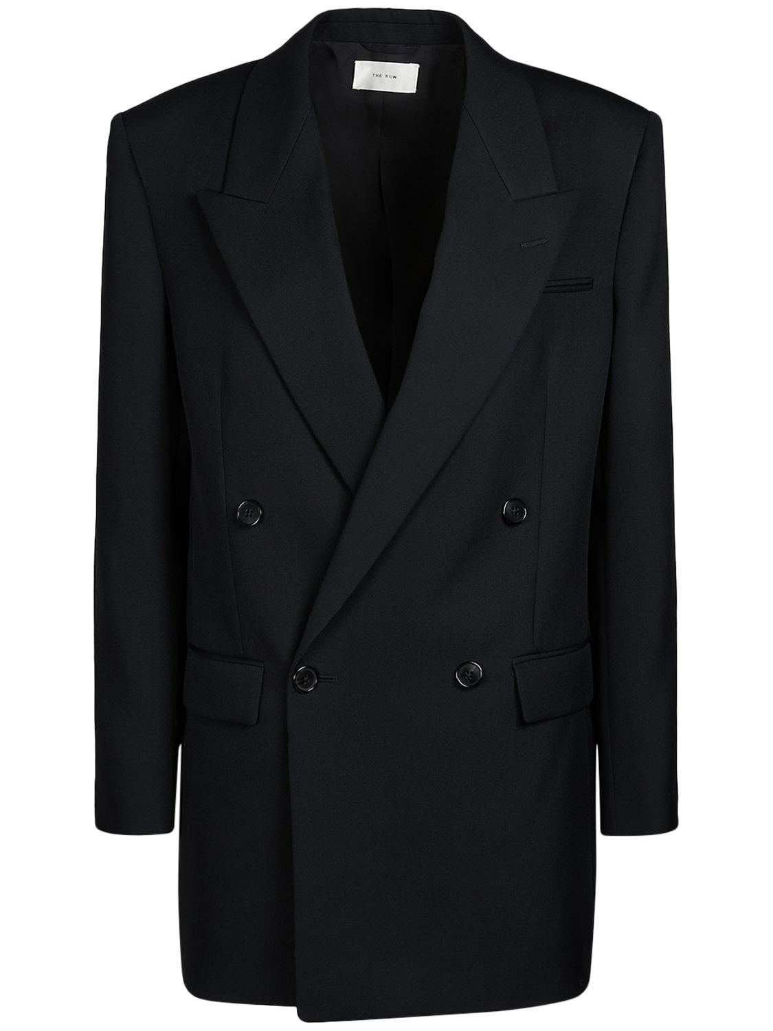 Image of Myriam Wool Twill Double Breast Jacket