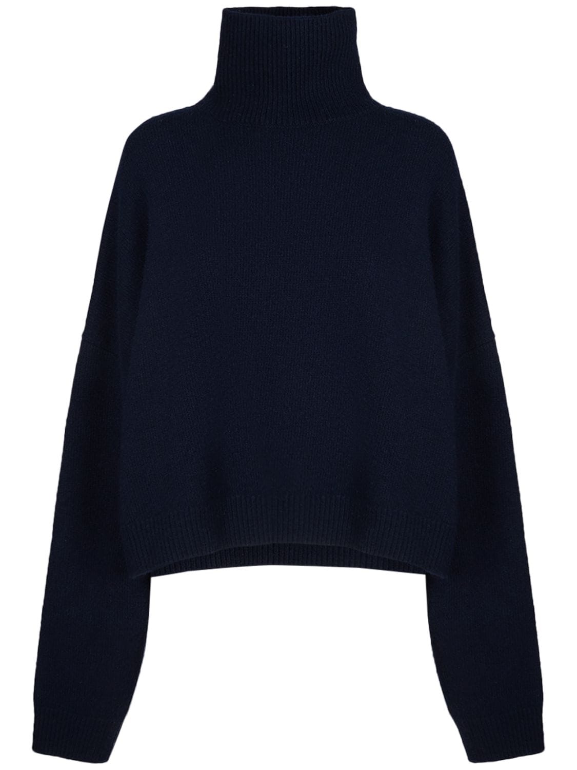 Shop The Row Ezio Wool & Cashmere Knit Sweater In Navy