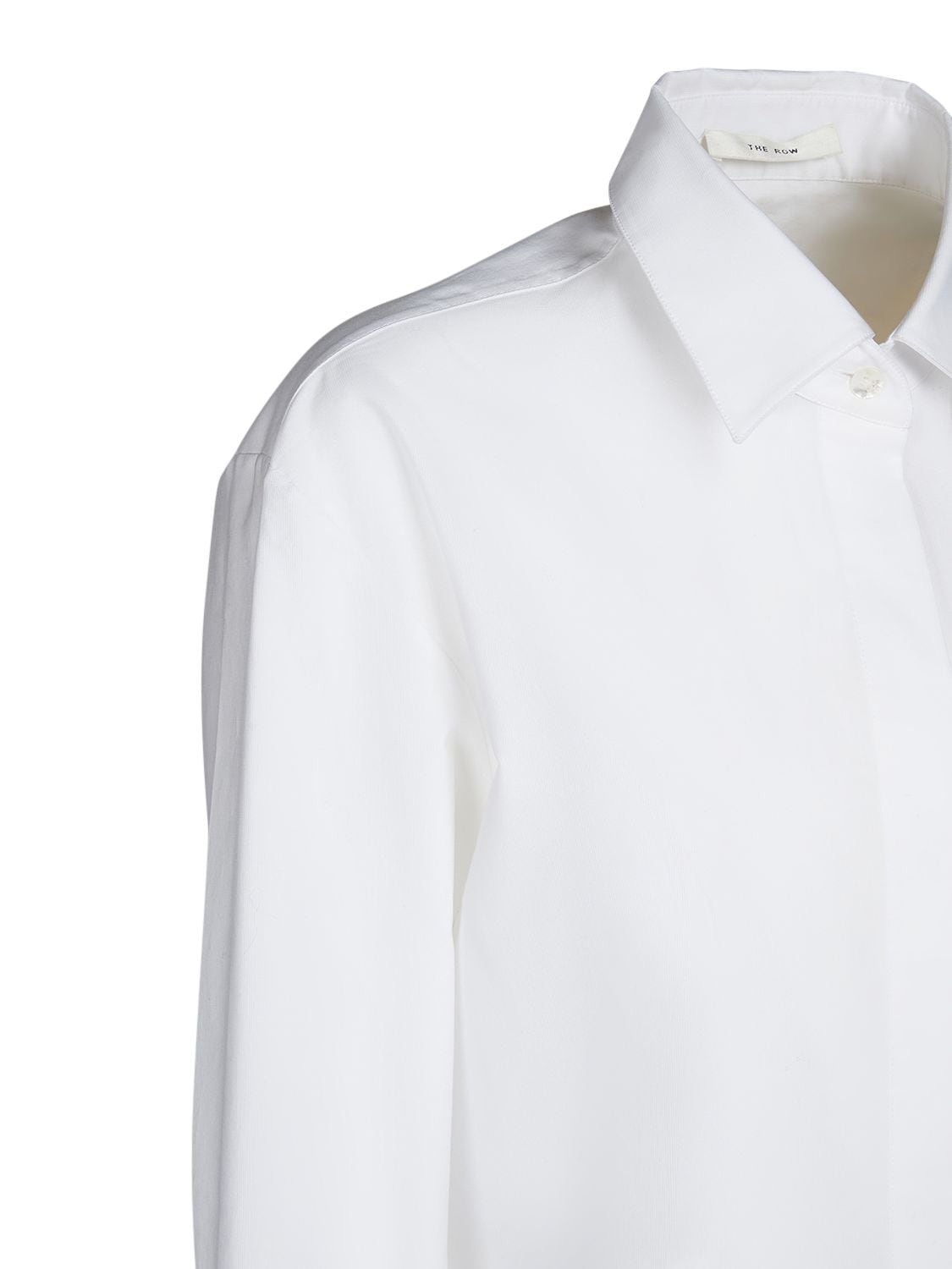 Shop The Row Derica Regular Cotton Shirt In White