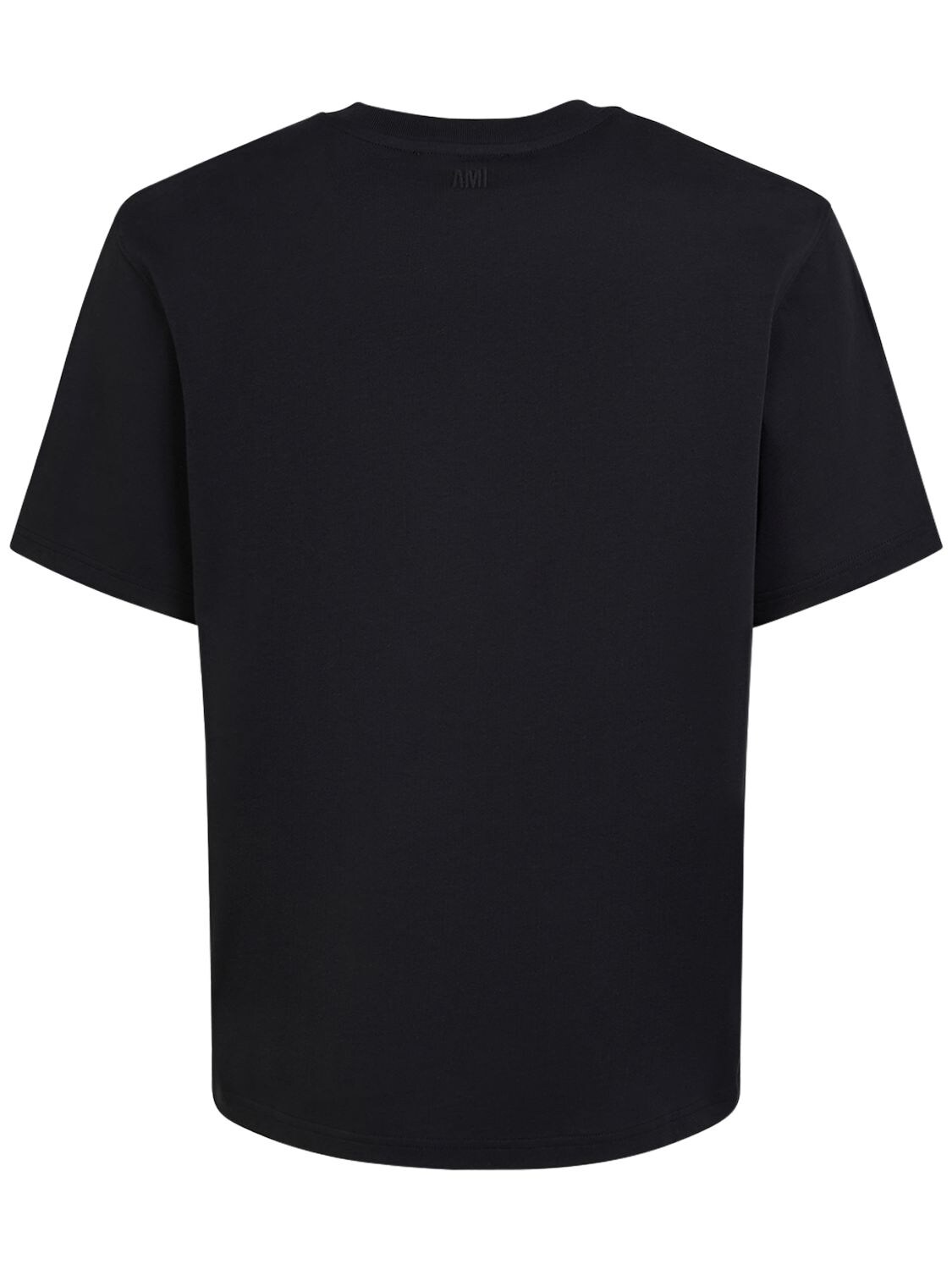 Shop Ami Alexandre Mattiussi Adc Cotton T-shirt In Black