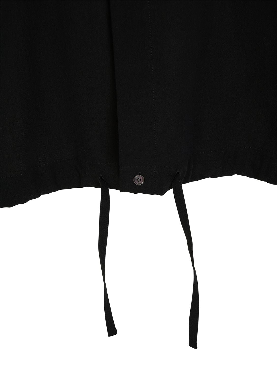 Shop Ami Alexandre Mattiussi Cotton Crepe Shirt In Black