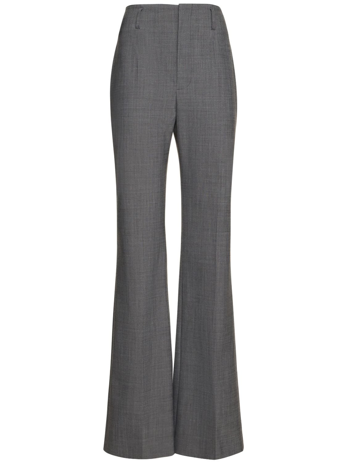 Image of Tropical Stretch Wool Straight Pants
