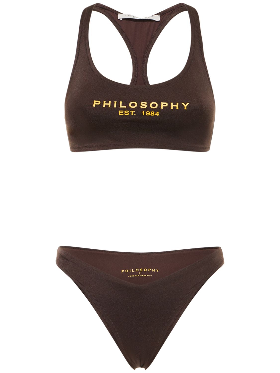 Philosophy Di Lorenzo Serafini Bikini Mit Logodruck In Braun