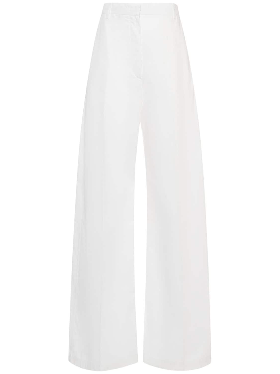 Image of Gebe Cotton Canvas Wide Pants