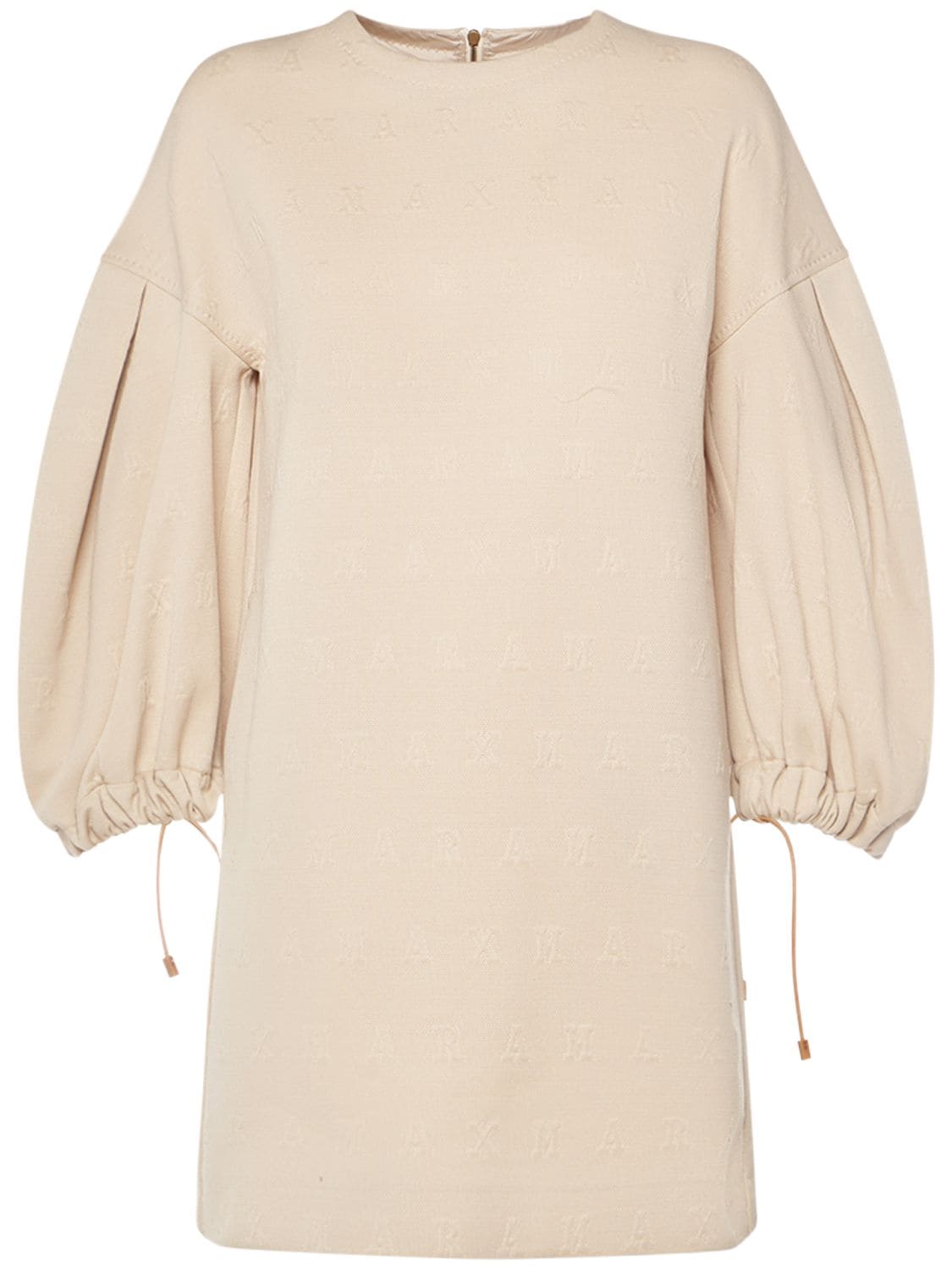 Image of Cotton Jersey Mini Dress W/ Drawstring