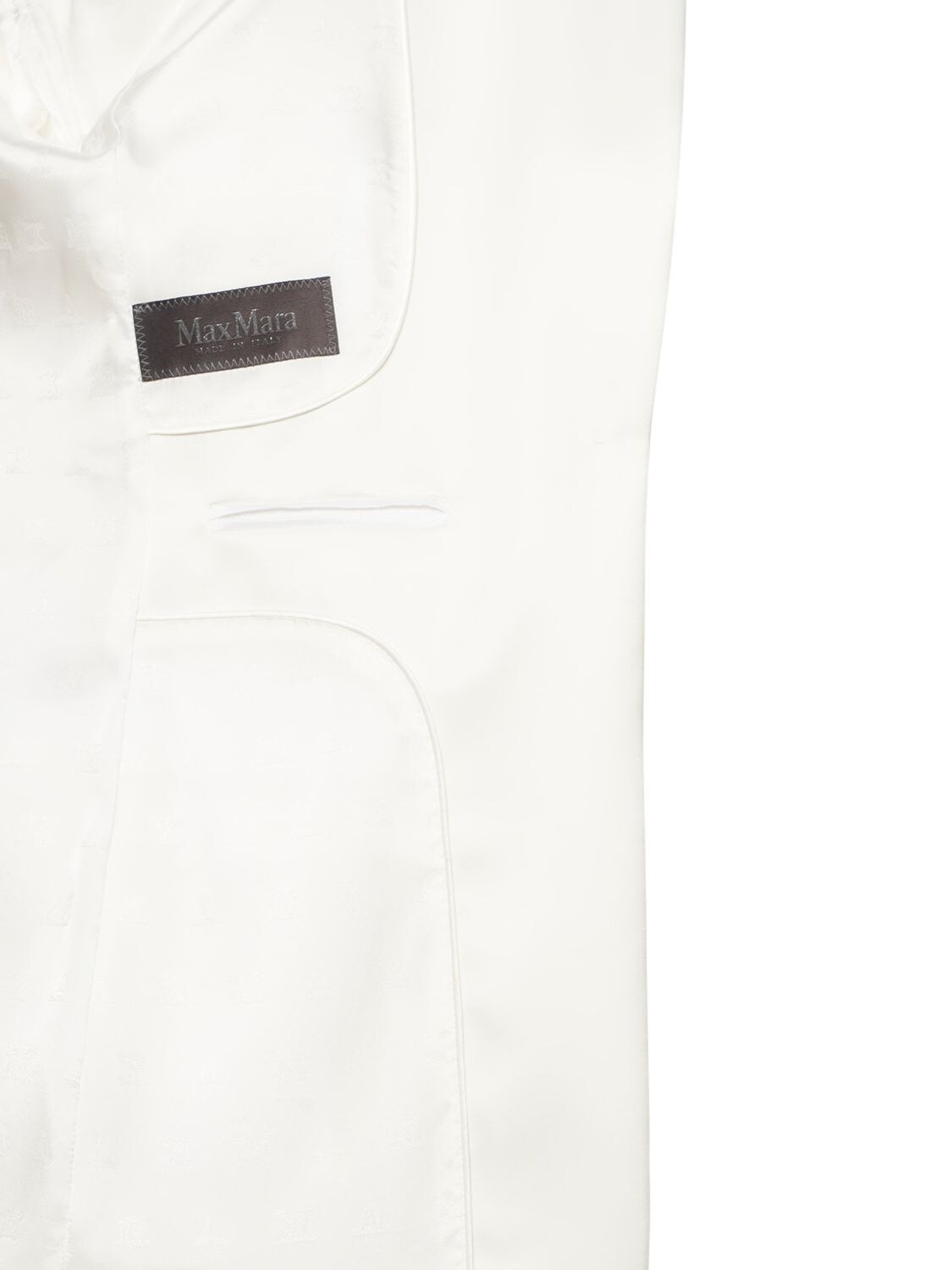 Shop Max Mara Plinio Cady Single Breasted Jacket In White