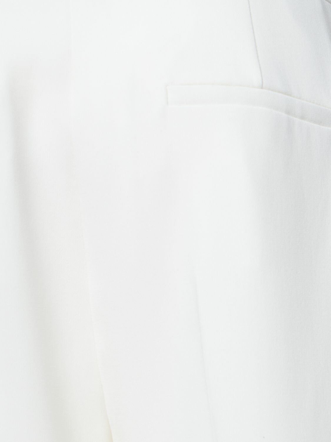 Shop Max Mara Idoneo Cady Straight Pants In White