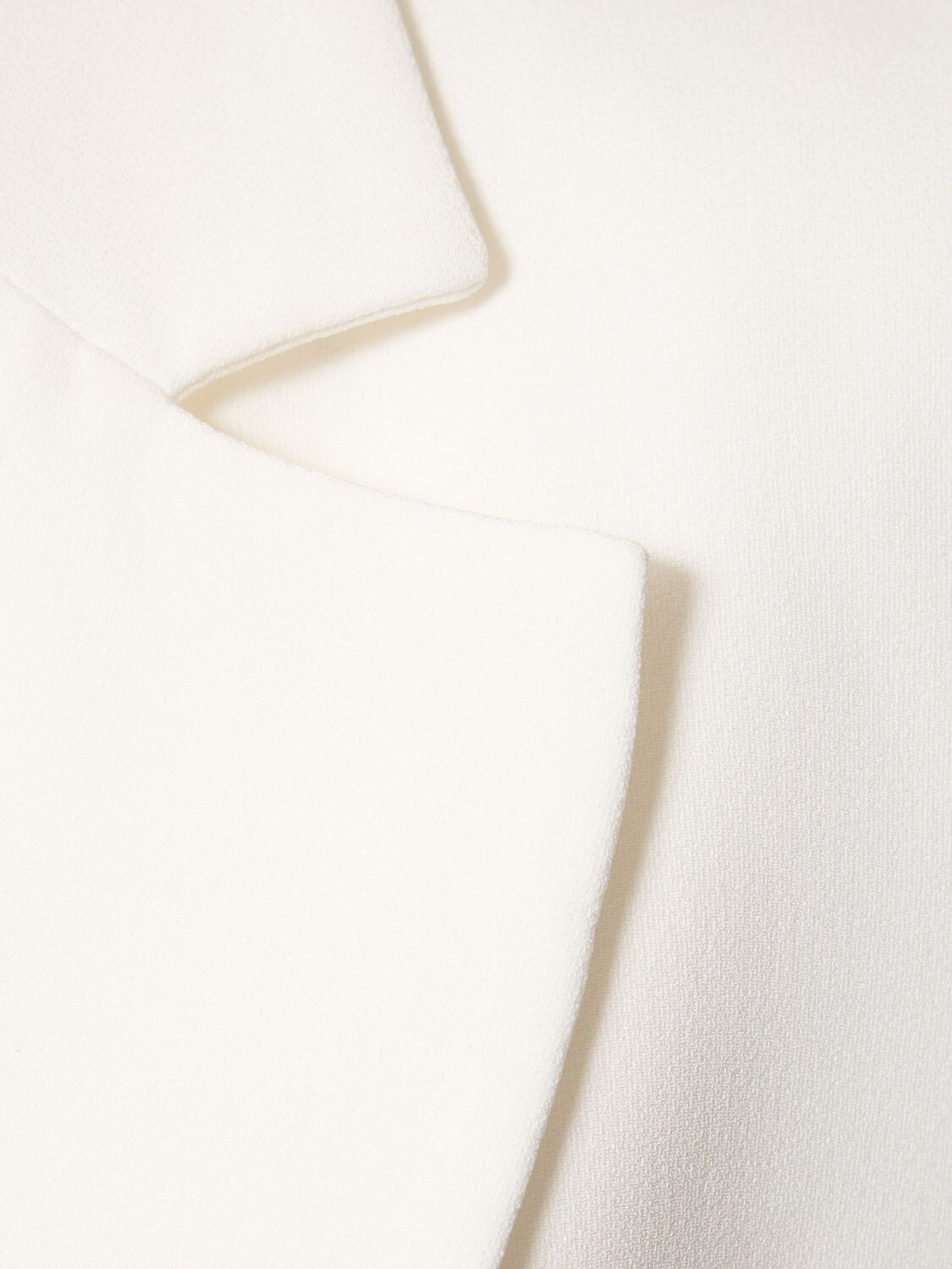Shop Alberta Ferretti Fitted Envers Satin Jacket In White