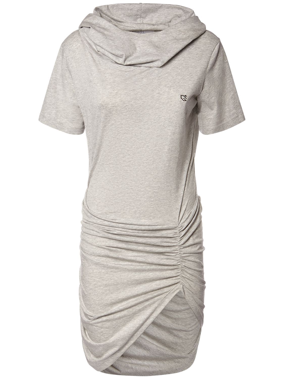 Giuseppe Di Morabito Cotton Jersey Mini Dress In Grey