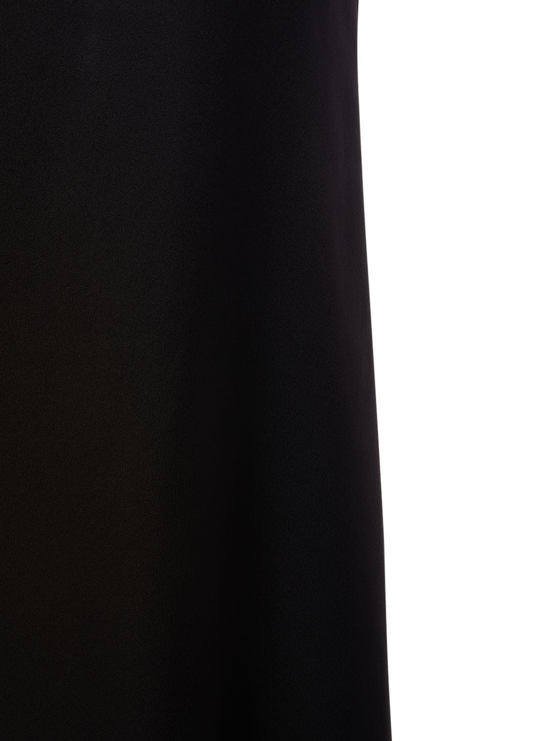 Shop Giuseppe Di Morabito Stretch Viscose Long Skirt In Black