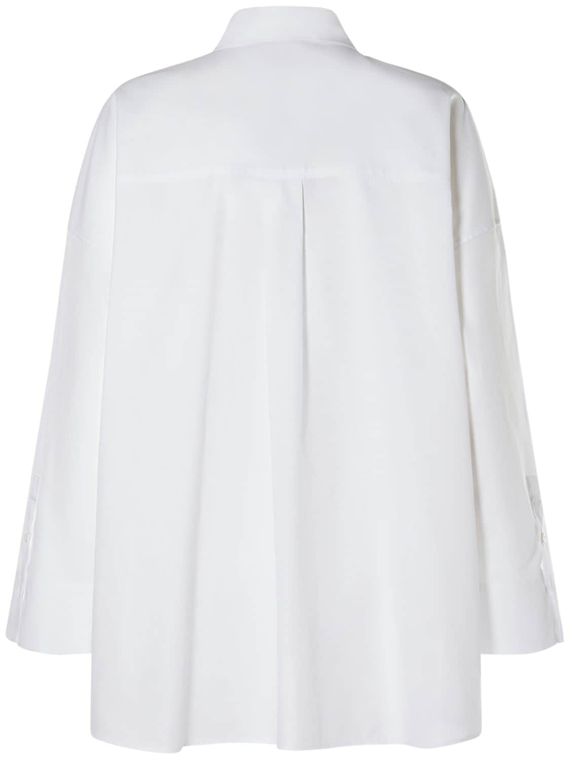 Shop 's Max Mara Lodola Cotton Oxford Shirt In White