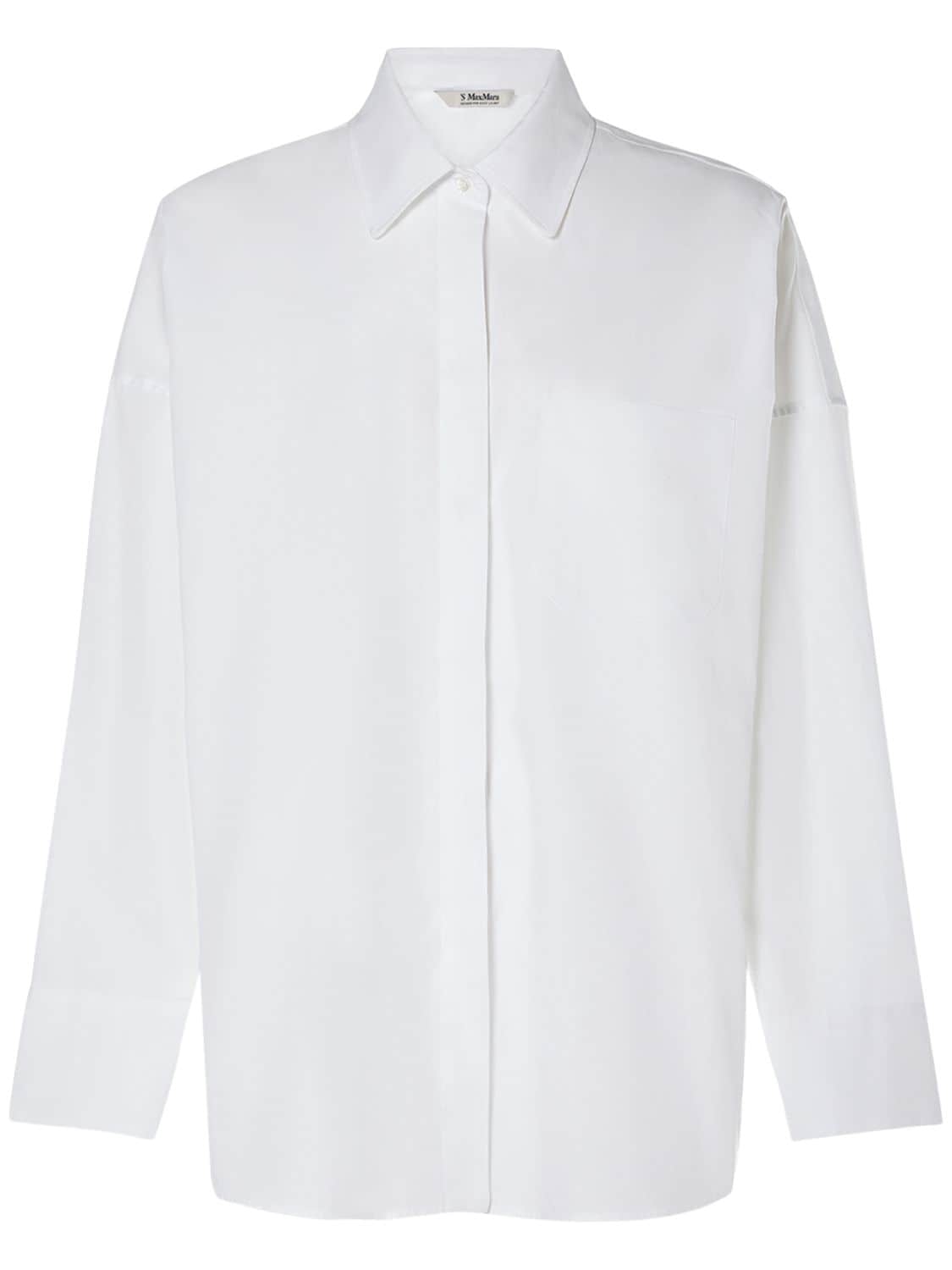 's Max Mara Lodola Cotton Oxford Shirt In White
