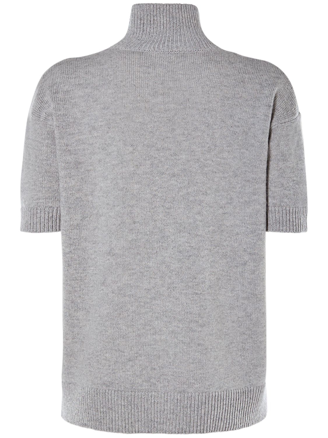 Shop 's Max Mara Paola Wool Blend Turtleneck Sweater In Grey