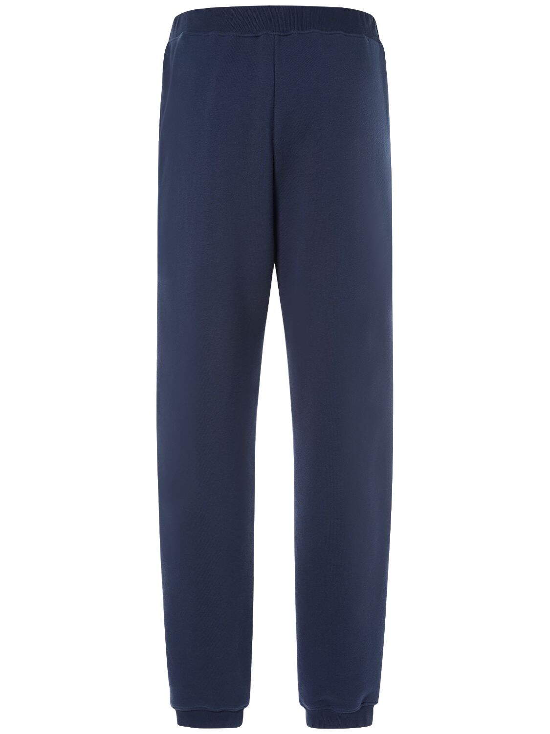 Shop 's Max Mara Tamaro Cotton Jersey Logo Sweatpants In Blue