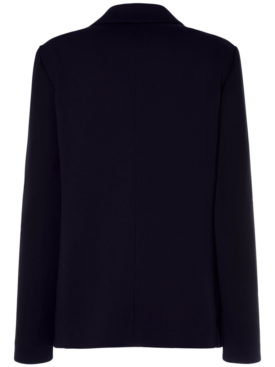 Shop 's Max Mara Scrigno Jersey Double Breasted Jacket In Black