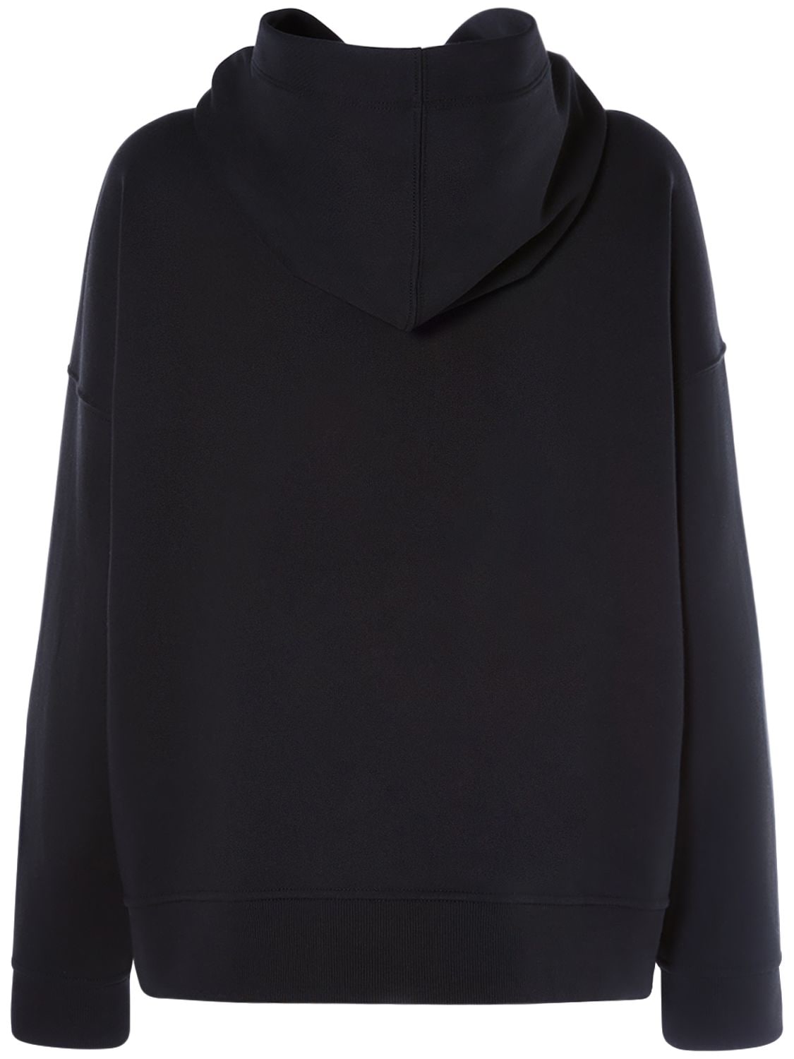Shop 's Max Mara Palmira Jersey Interlock Hoodie W/logo In Black
