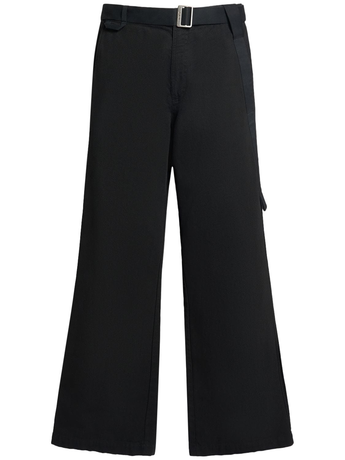 Shop Jacquemus Le Pantalon Marrone Cotton Pants In Black