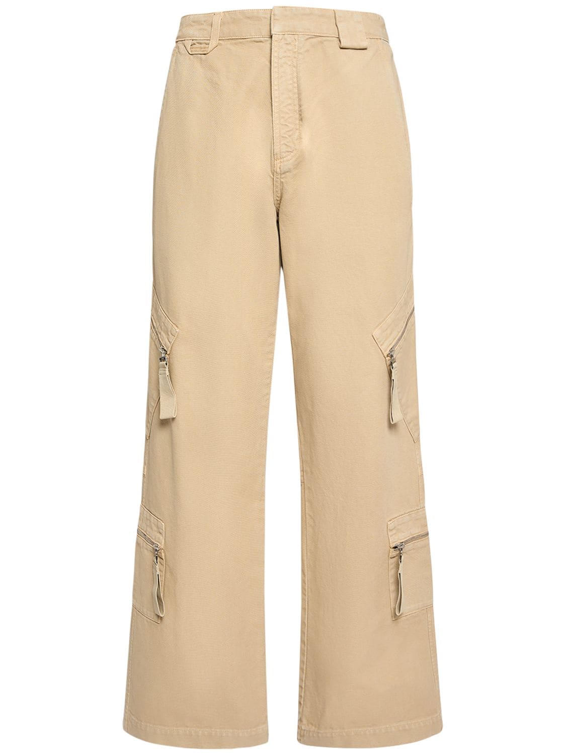 Image of Le Cargo Marrone Cotton Pants