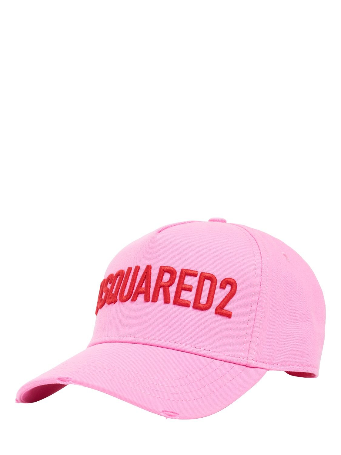 Shop Dsquared2 Technicolor Embroidered Baseball Cap In Pink,red