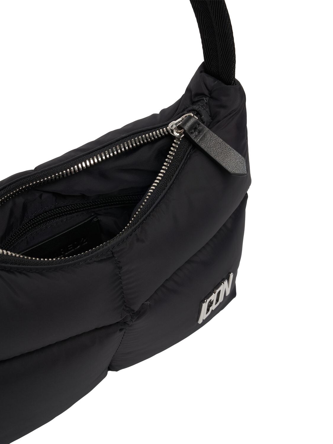 Shop Dsquared2 Icon Clubbing Hobo Shoulder Bag In Black