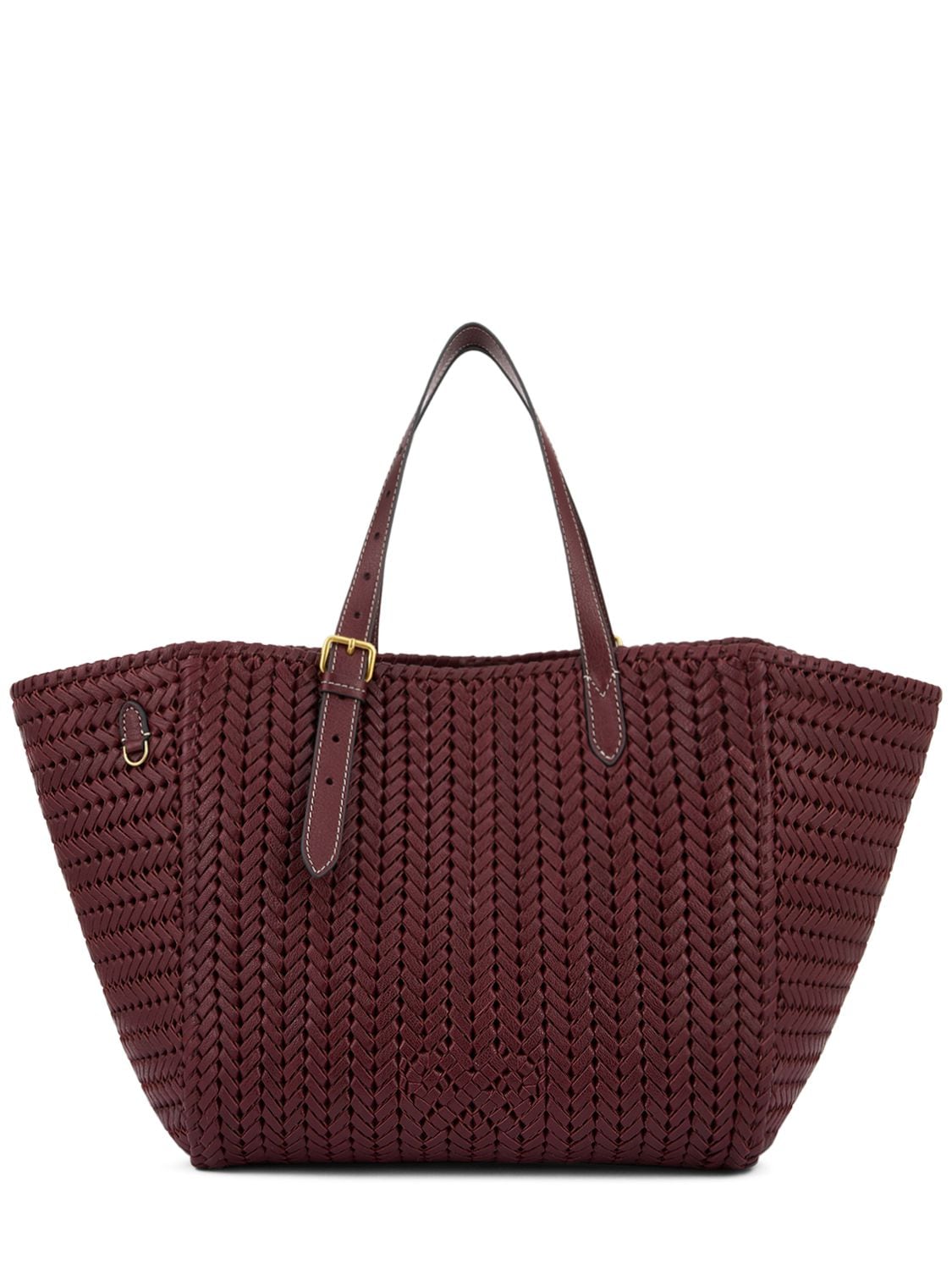 Image of The Neeson Square Leather Tote Bag
