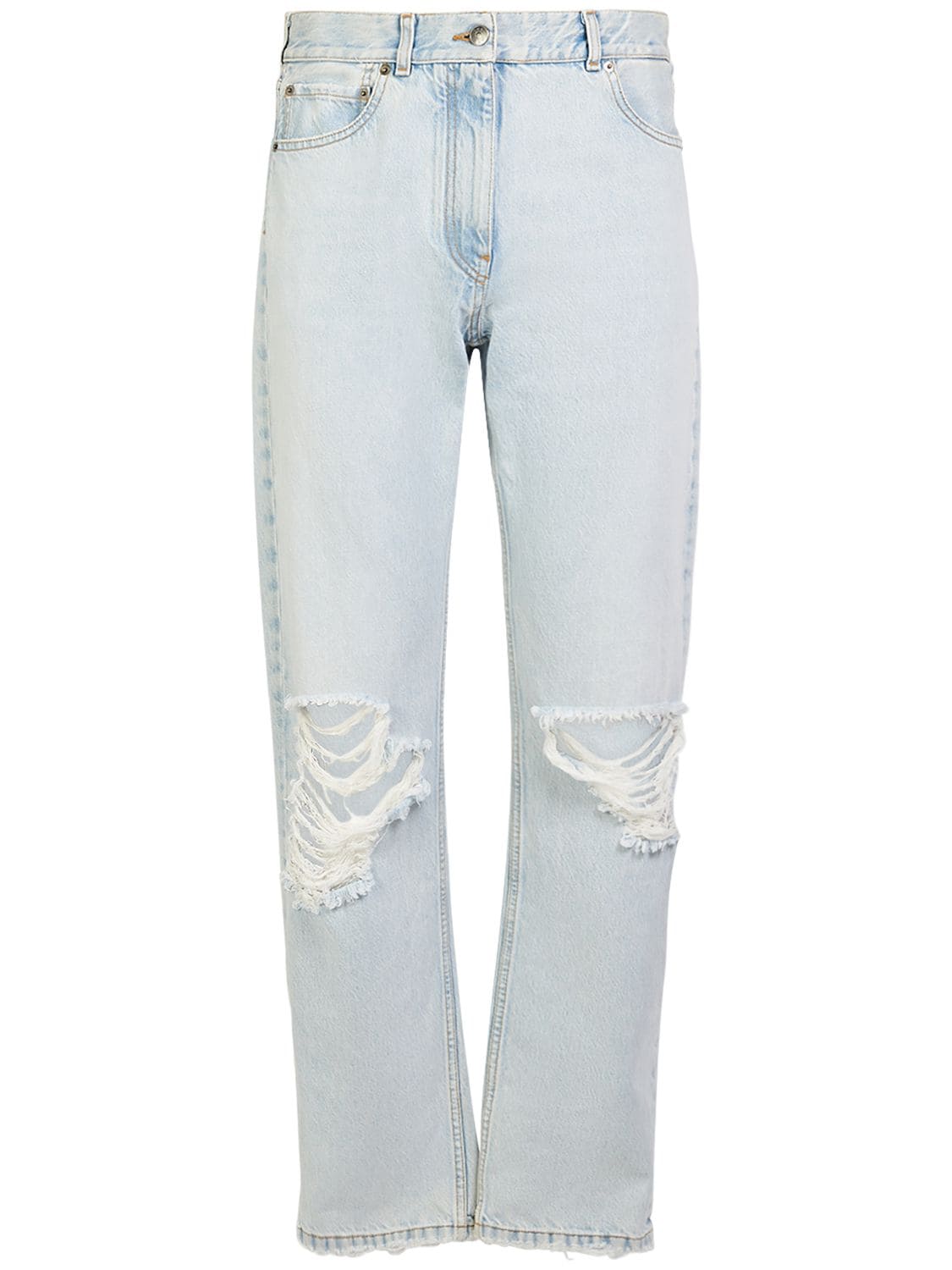 Shop The Row Burted Jean Distressed Jeans In Bleached