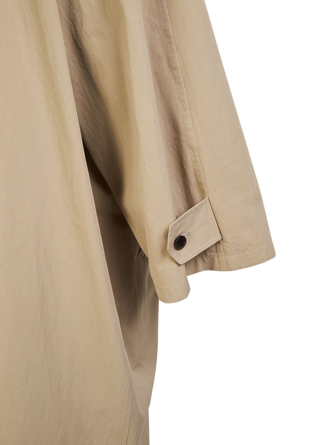 Shop The Row Flemming Padded Long Coat In Light Taupe