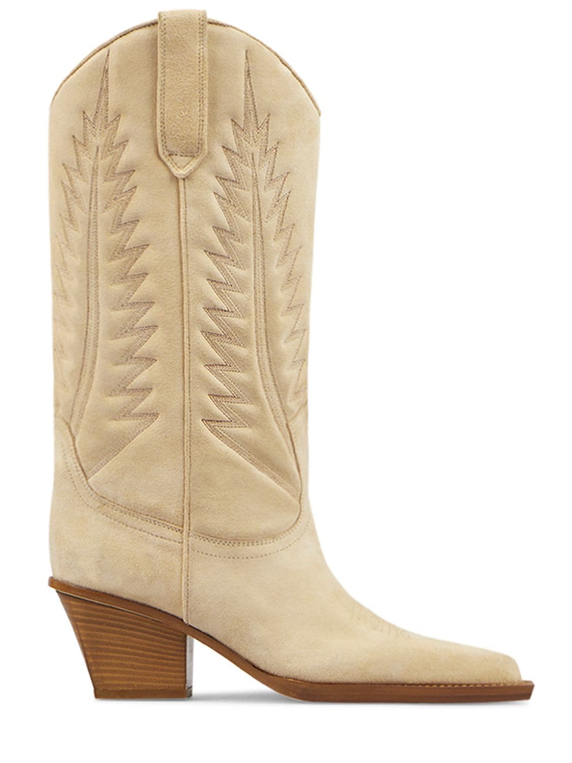 Shop Paris Texas 60mm Rosario Suede Tall Boots In Beige