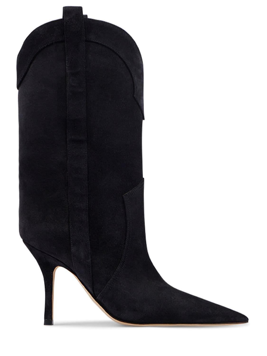 Image of 95mm Paloma Suede Ankle Boots