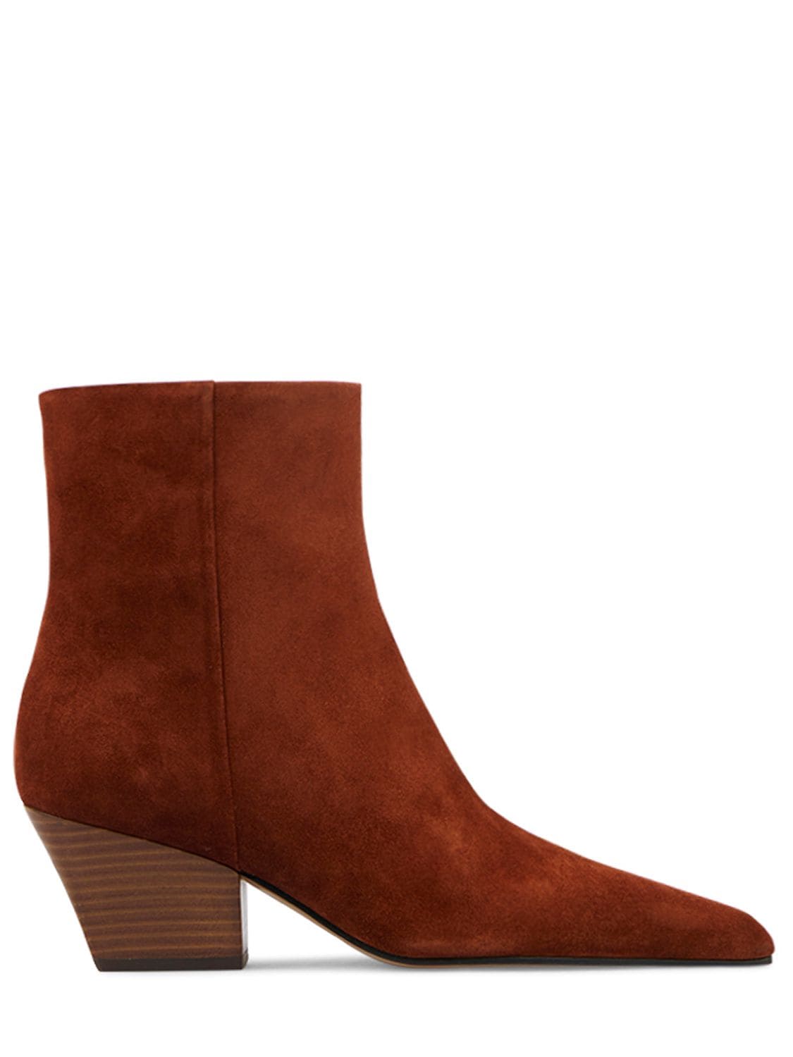Paris Texas 60mm Jane Suede Ankle Boots In Rust