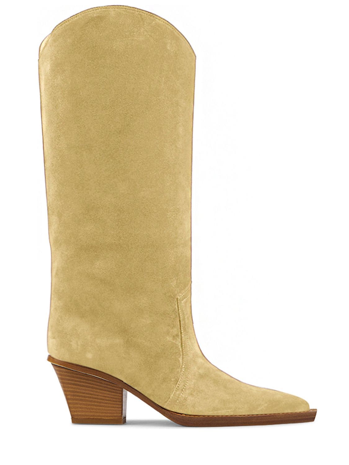Paris Texas 60mm Sedona Suede Ankle Boots In Beige