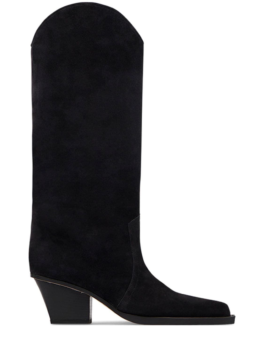 Paris Texas 60mm Sedona Suede Ankle Boots In Black