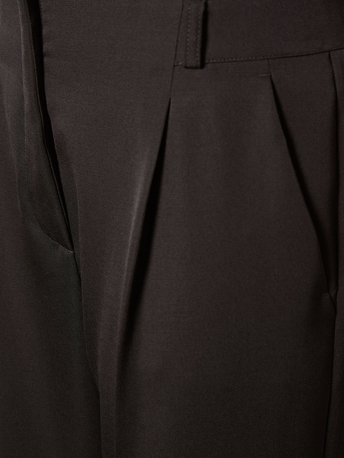 Shop Max Mara Celtico Wool & Mohair Straight Pants In Black