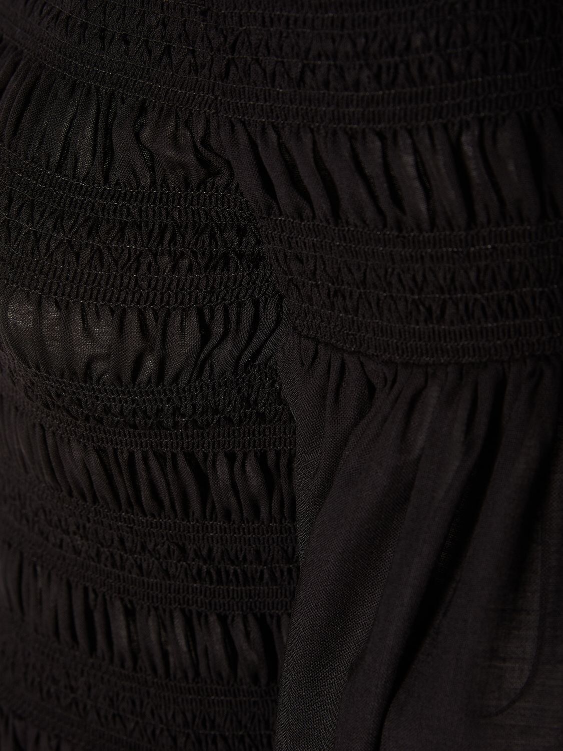 MAX MARA MANU OFF-THE-SHOULDER WOOL MIDI DRESS 
