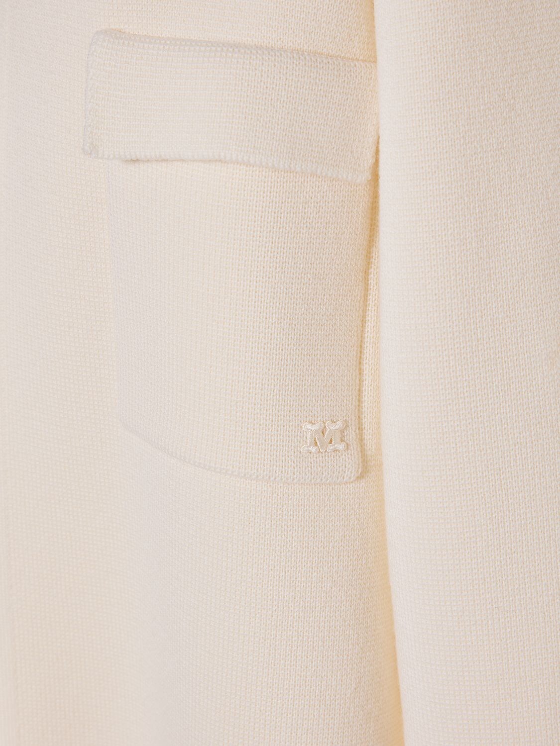 MAX MARA OVERSIZE WOOL KNIT CARDIGAN 