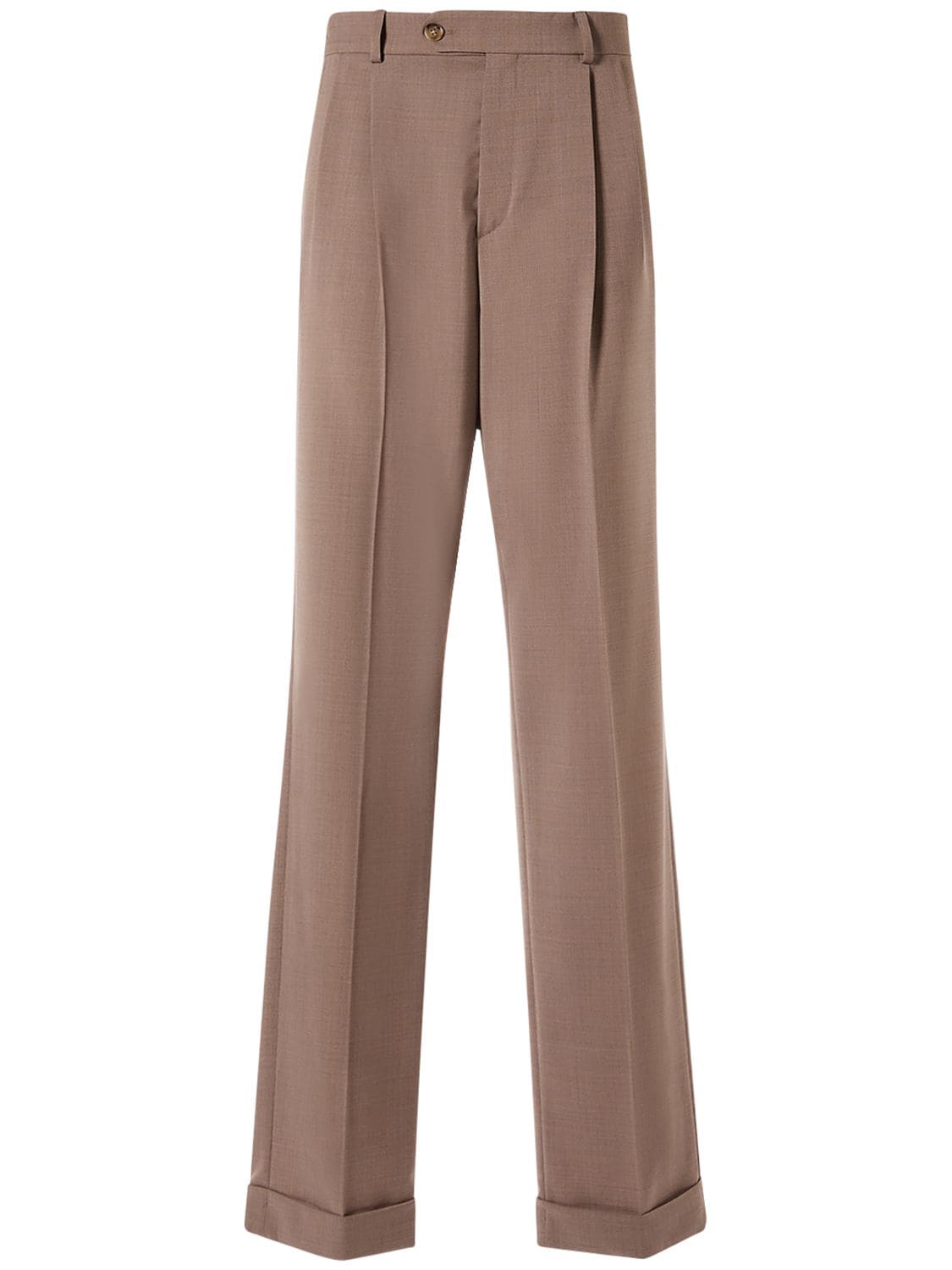 Image of Ferito Stretch Wool Low Waist Pants