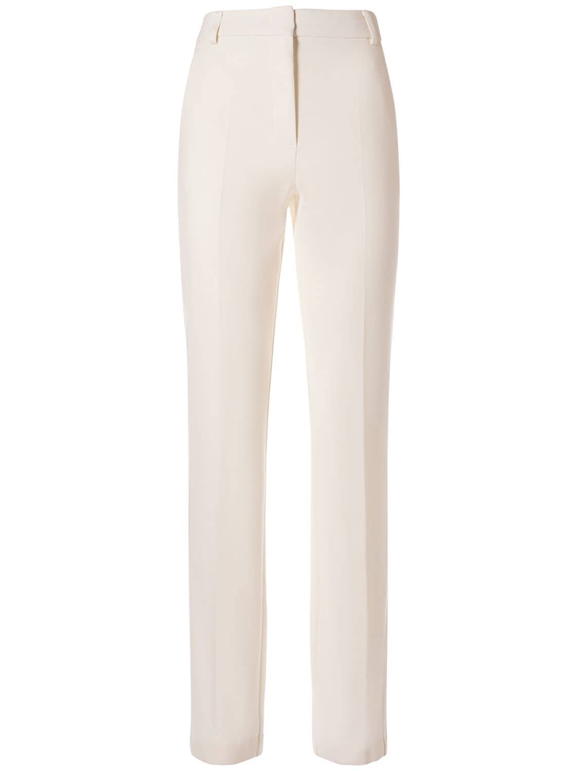 Image of Pontida Cotton Jersey Straight Pants