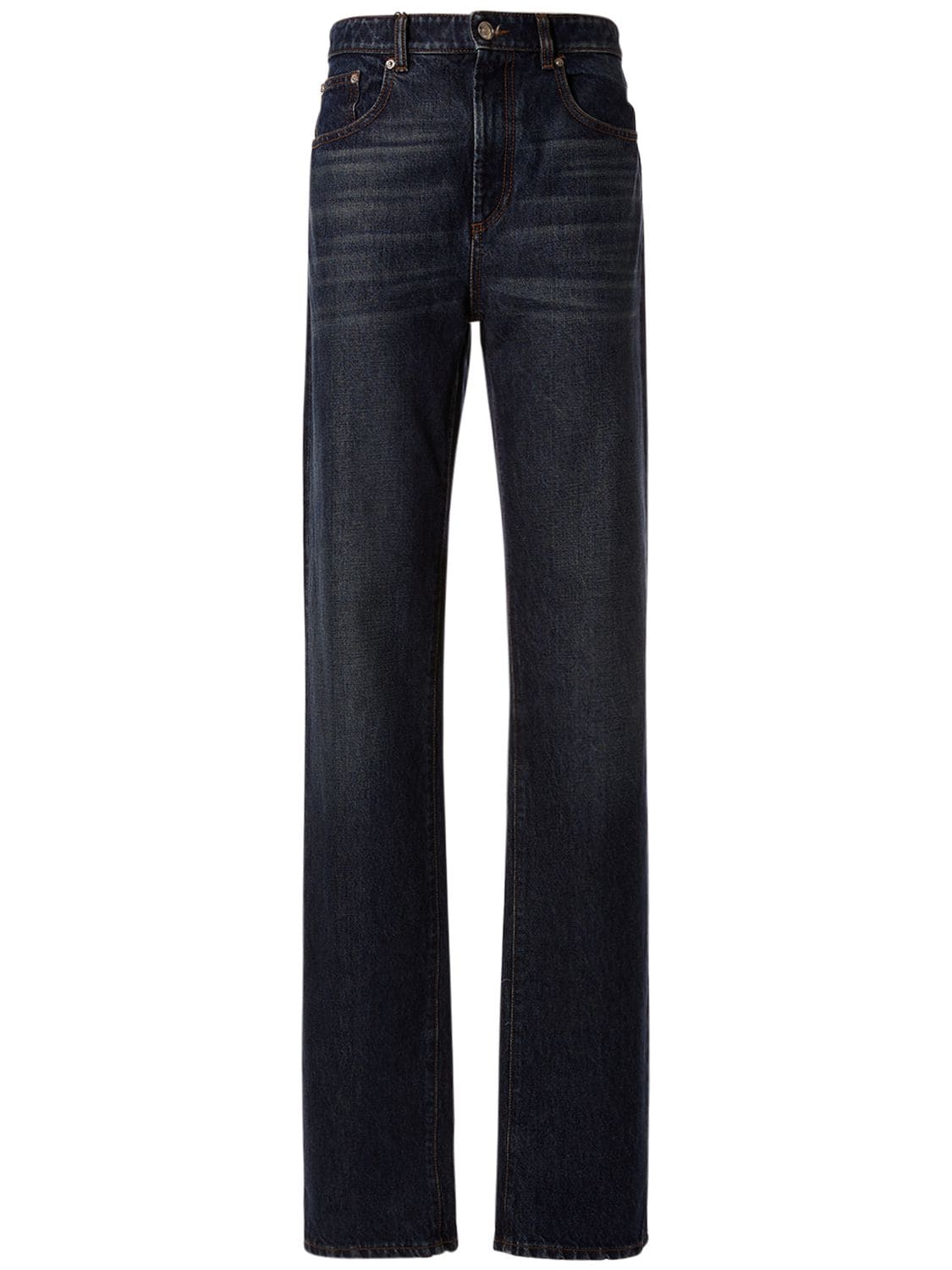 Image of Tasso Low Waist Denim Straight Jeans