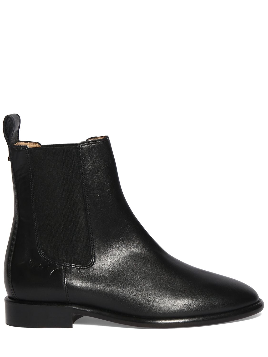 Isabel Marant Jelna Leather Ankle Boots In Black