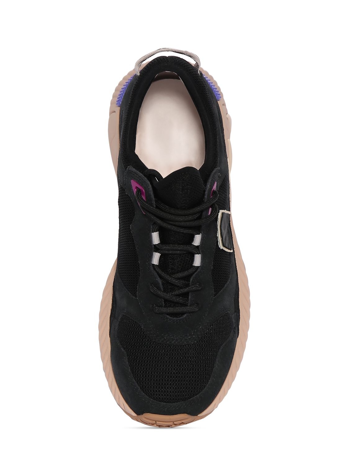 Shop Isabel Marant Ewie Leather & Mesh Sneakers In Black