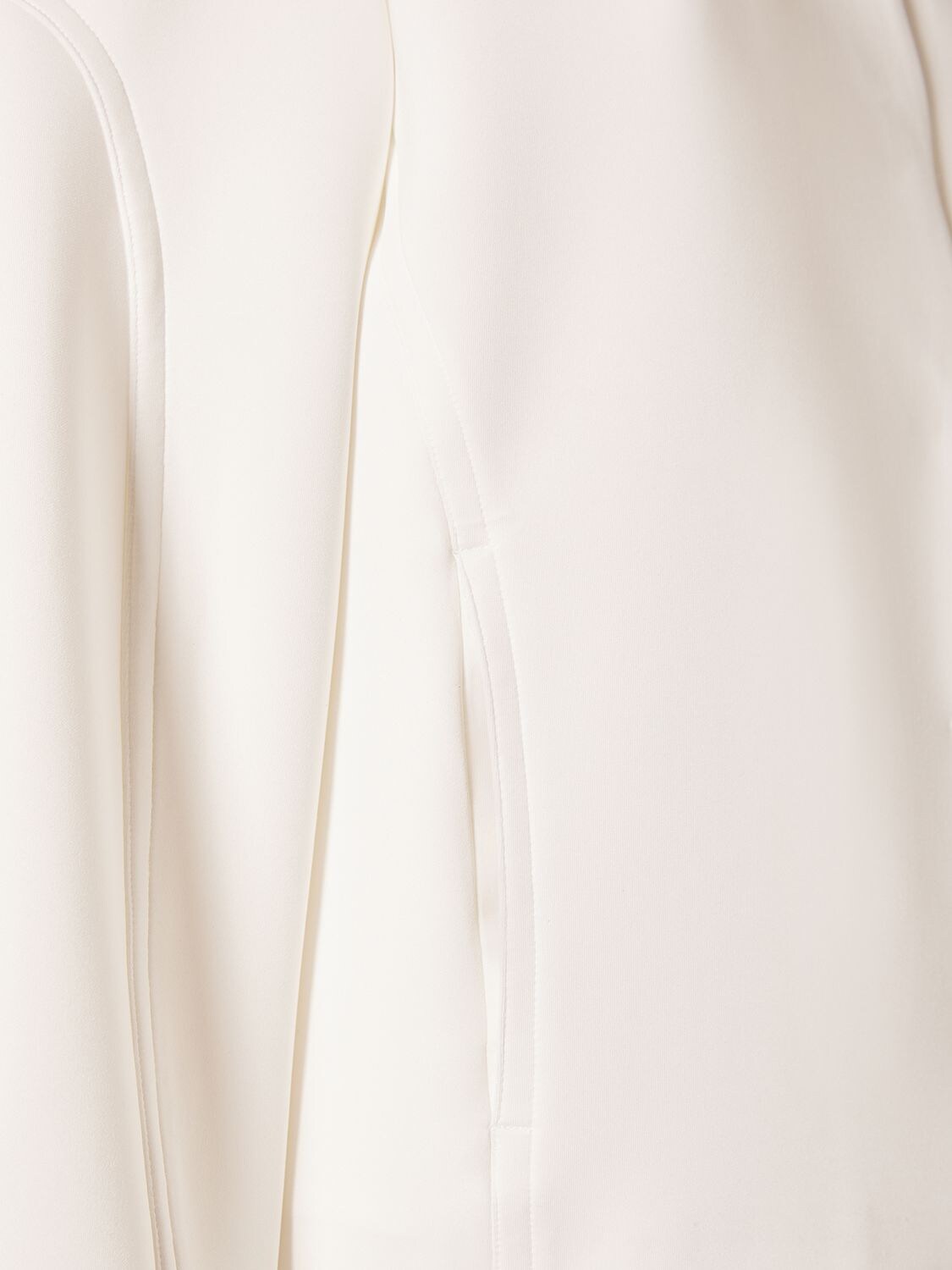 Shop Max Mara Dramma Neoprene Jersey Jacket In White