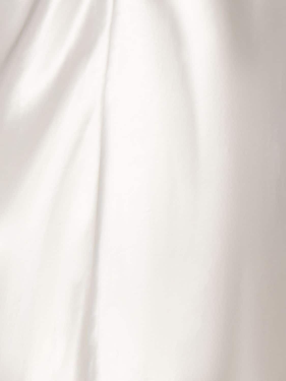 Shop Max Mara Talete Sleeveless Satin Midi Dress In Silver