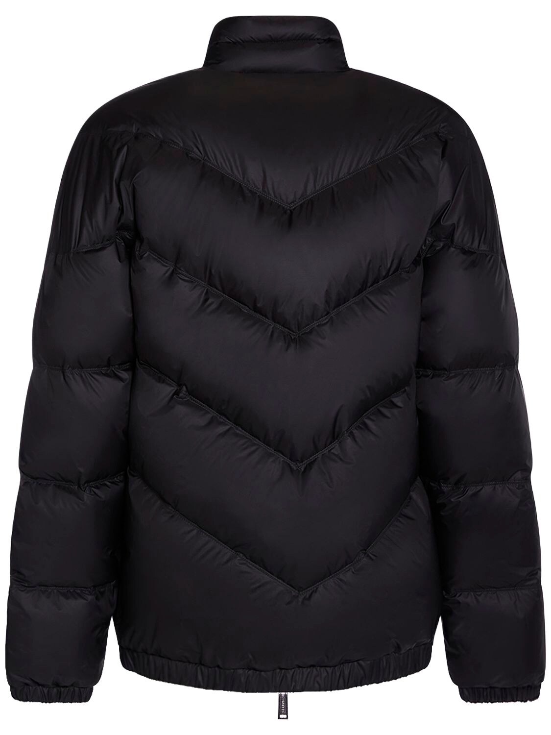 Shop Dsquared2 Retro Nylon Puffer Jacket In Black