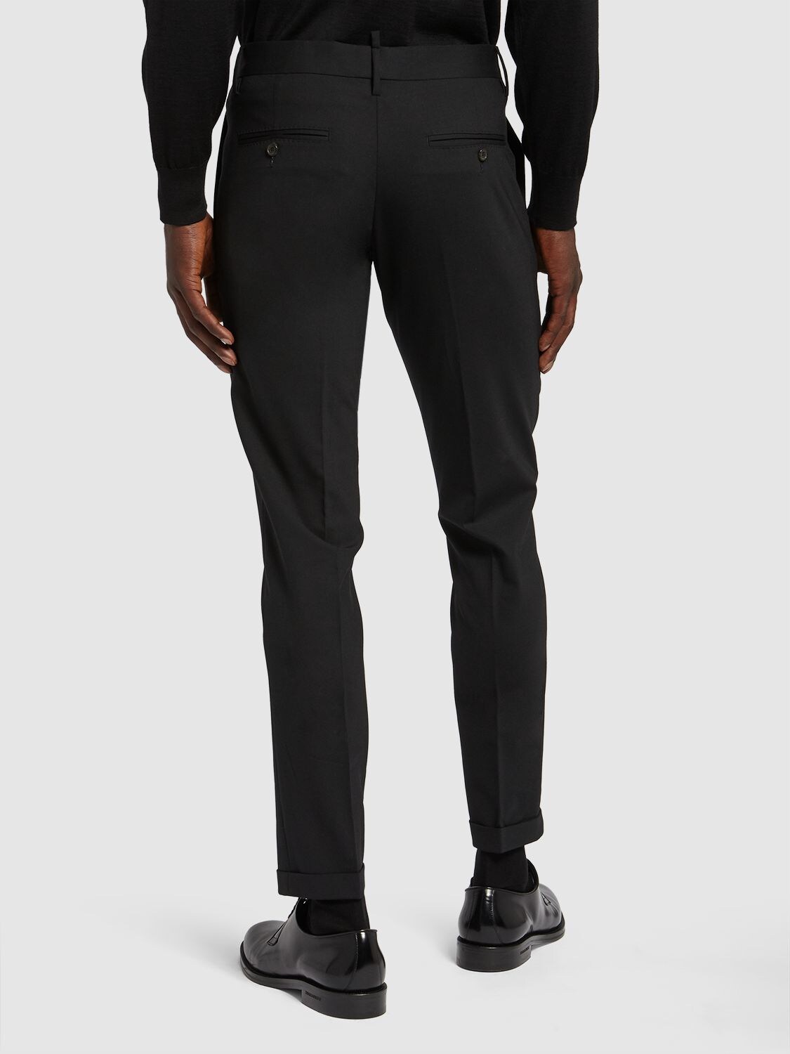 Shop Dsquared2 Tokyo Fit Single Breasted Wool Suit In Schwarz