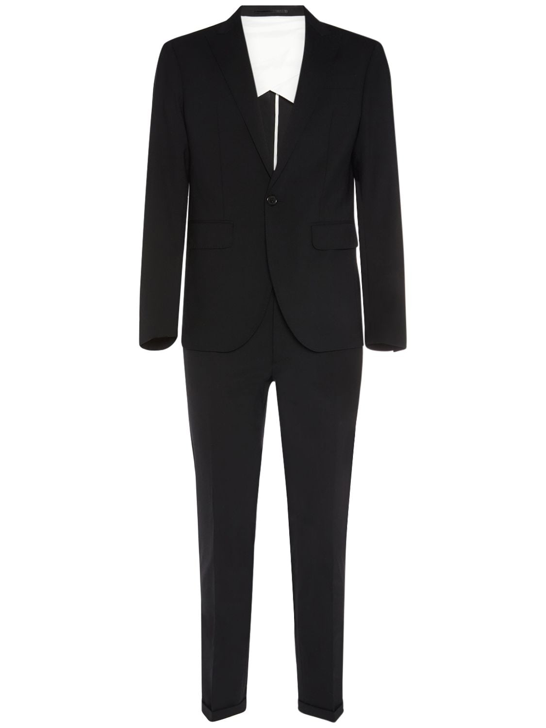 Image of Tokyo Fit Single Breasted Wool Suit