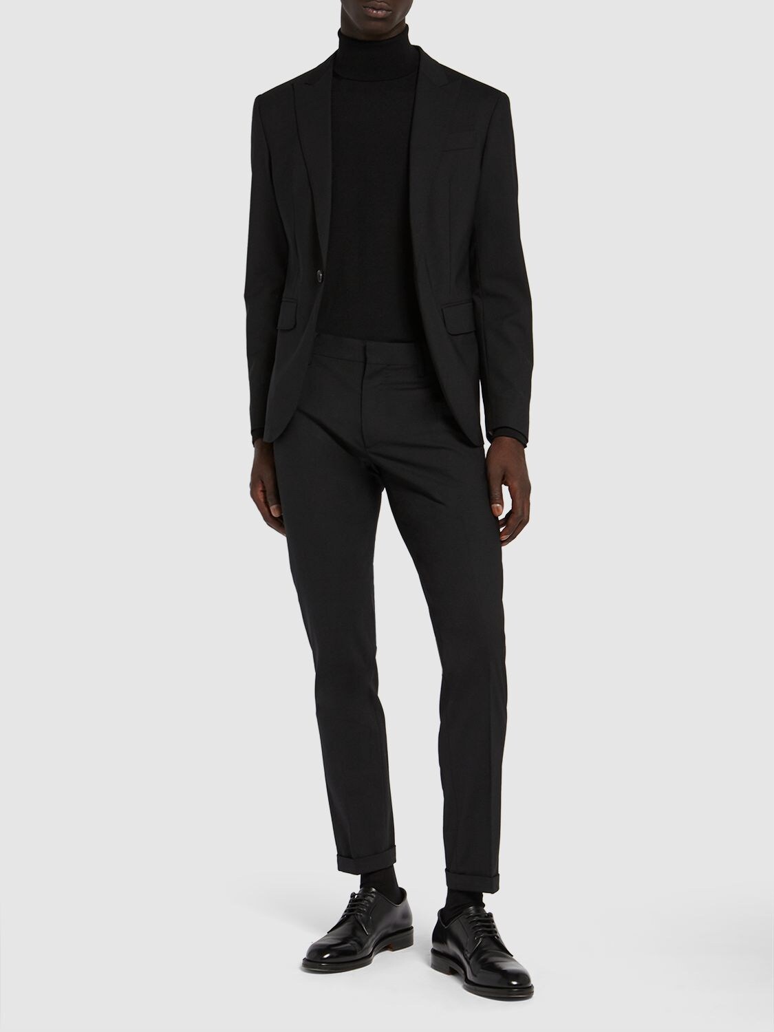 Shop Dsquared2 Tokyo Fit Single Breasted Wool Suit In Schwarz