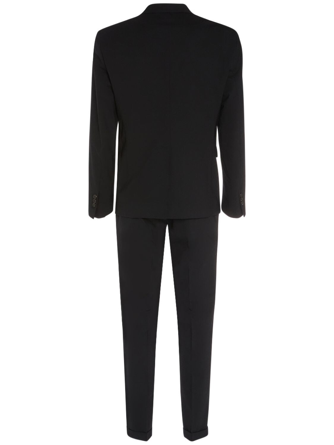 Shop Dsquared2 Tokyo Fit Single Breasted Wool Suit In Schwarz