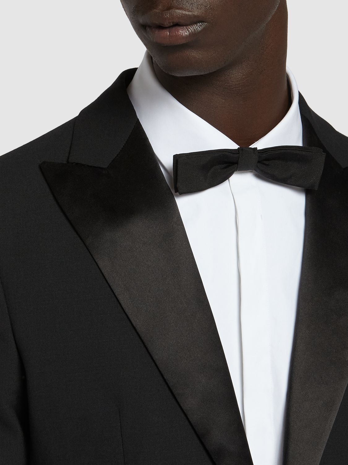 Shop Dsquared2 Miami Tuxedo Single Breasted Suit In Schwarz