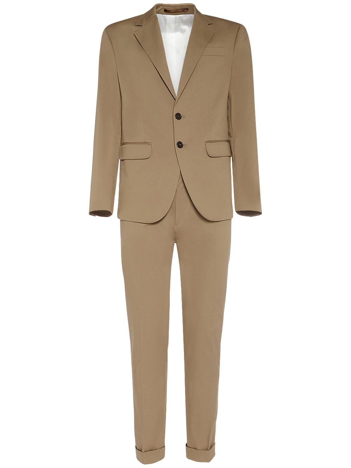 Image of Berlin Fit Single Breasted Cotton Suit