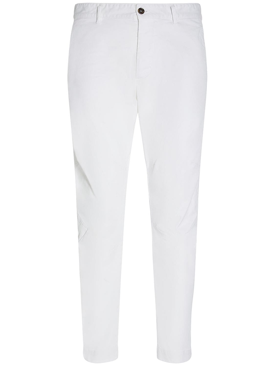 Shop Dsquared2 Sexy Chino Stretch Cotton Pants In Weiss